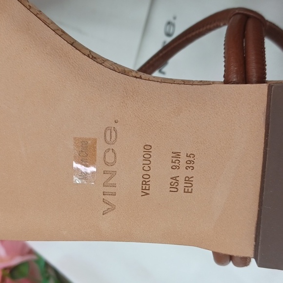 Vince Hazen Cognac Sandal NIB - Picture 8 of 10